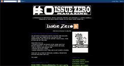 Desktop Screenshot of issuezero.blogspot.com