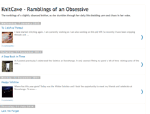 Tablet Screenshot of knitcave.blogspot.com