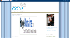 Desktop Screenshot of core-chiropractic.blogspot.com