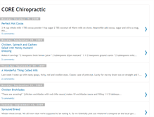 Tablet Screenshot of core-chiropractic.blogspot.com