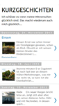 Mobile Screenshot of kurzgeschichten-erzaehlungen.blogspot.com