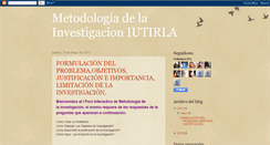 Desktop Screenshot of metodologiadelainvestigacioniutirla.blogspot.com