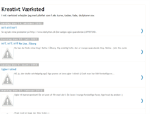 Tablet Screenshot of hsm-kreativtvaerksted.blogspot.com