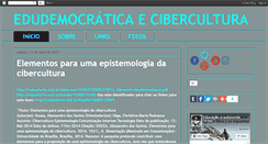 Desktop Screenshot of edudemocraticaciber.blogspot.com