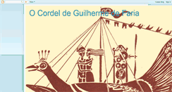 Desktop Screenshot of guilhermedefariacordel.blogspot.com