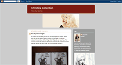 Desktop Screenshot of christinacollection.blogspot.com