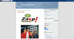 Desktop Screenshot of gazeta2010.blogspot.com