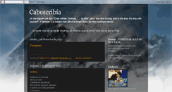 Desktop Screenshot of cabescribe.blogspot.com