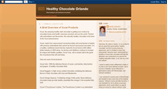 Desktop Screenshot of healthychocolateorlando.blogspot.com