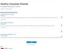 Tablet Screenshot of healthychocolateorlando.blogspot.com