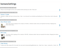 Tablet Screenshot of koreanclothings.blogspot.com