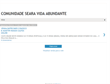 Tablet Screenshot of comunidadesearavidaabundante.blogspot.com