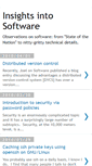 Mobile Screenshot of insights-into-software.blogspot.com