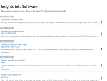 Tablet Screenshot of insights-into-software.blogspot.com