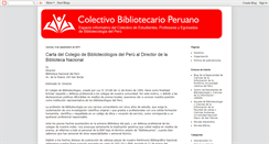 Desktop Screenshot of colectivobibliotecario.blogspot.com