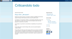 Desktop Screenshot of criticandolo.blogspot.com