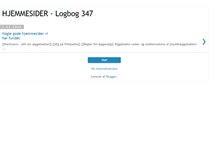 Tablet Screenshot of logbog347hjemmesider.blogspot.com