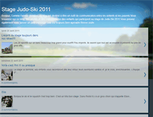 Tablet Screenshot of judo-ski-2011.blogspot.com