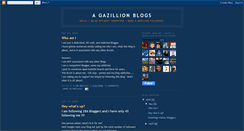 Desktop Screenshot of gazillionblogs.blogspot.com