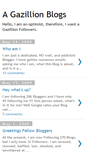 Mobile Screenshot of gazillionblogs.blogspot.com