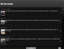 Tablet Screenshot of mrnevetski.blogspot.com