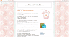 Desktop Screenshot of lovelylindy.blogspot.com