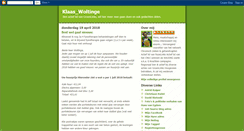 Desktop Screenshot of klaasw.blogspot.com