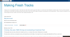 Desktop Screenshot of makingfreshtracks.blogspot.com