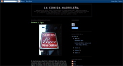 Desktop Screenshot of comidamadrilena.blogspot.com