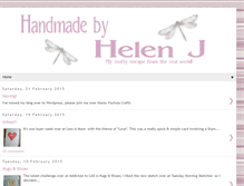 Tablet Screenshot of handmadebyhelenj.blogspot.com