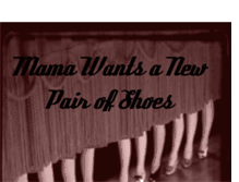 Tablet Screenshot of mamasnewshoes.blogspot.com