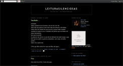 Desktop Screenshot of leiturasilenciosas.blogspot.com