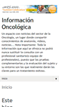Mobile Screenshot of informacion-oncologia.blogspot.com