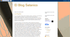 Desktop Screenshot of elblogsatanico.blogspot.com