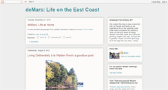 Desktop Screenshot of demarslivingeastcoast.blogspot.com