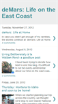 Mobile Screenshot of demarslivingeastcoast.blogspot.com