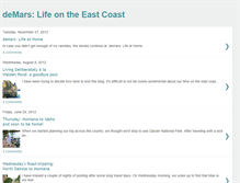 Tablet Screenshot of demarslivingeastcoast.blogspot.com