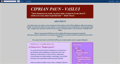 Desktop Screenshot of ciprianpaun.blogspot.com