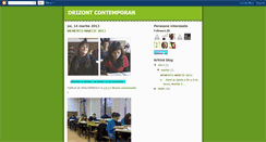 Desktop Screenshot of orizontcontemporan.blogspot.com