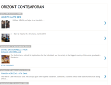 Tablet Screenshot of orizontcontemporan.blogspot.com