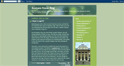 Desktop Screenshot of businesspowerblog.blogspot.com
