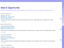Tablet Screenshot of idee-opportunita-lavoro.blogspot.com