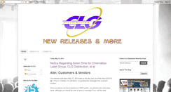 Desktop Screenshot of clgdistributionnews.blogspot.com