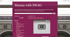 Desktop Screenshot of mamaswithswag.blogspot.com