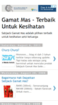 Mobile Screenshot of gamatmas.blogspot.com