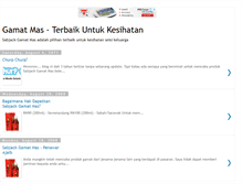 Tablet Screenshot of gamatmas.blogspot.com