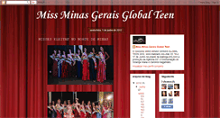 Desktop Screenshot of missminasgeraisglobalteen.blogspot.com