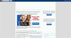Desktop Screenshot of freeonlinetaxfiling.blogspot.com