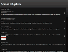 Tablet Screenshot of famousartgallery.blogspot.com