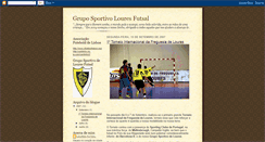 Desktop Screenshot of gruposportivolouresfutsal.blogspot.com